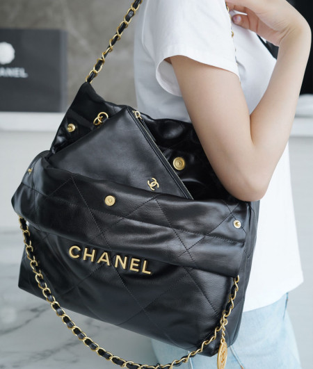 [CHANEL]샤넬 22p bag 22 스몰 호보 골드 핸드백 팬더샵