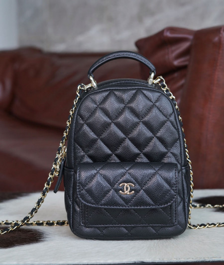 [CHANEL]샤넬 24c mini haas bag 크루즈 블랙 신상 미니백팩 팬더샵